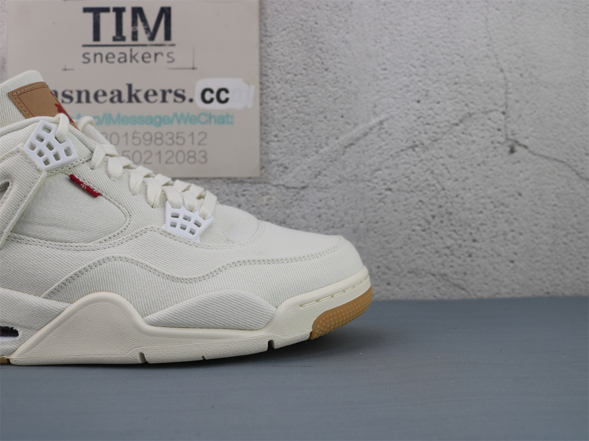 GX Batch Air Jordan 4 Retro Levis White AO2571-100